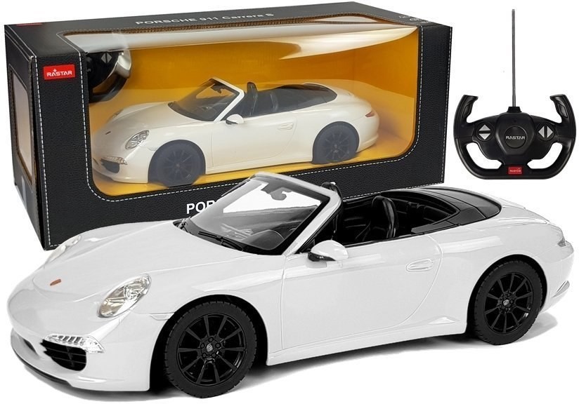 Rastar Auto R/C Porsche 911 Carrera S 1:12 Białe 6002