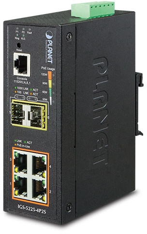 Planet IGS-5225-4P2S łącza sieciowe Zarządzany L2+ Gigabit Ethernet IGS-5225-4P2S