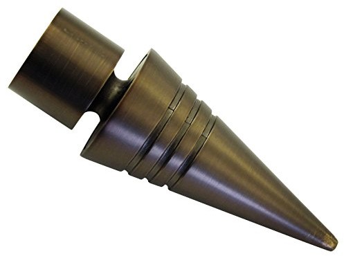 Gardinia 31378 główka/zakończenie końcówka do karniszy, seria Chicago, średnica 20 MM, brąz 31378