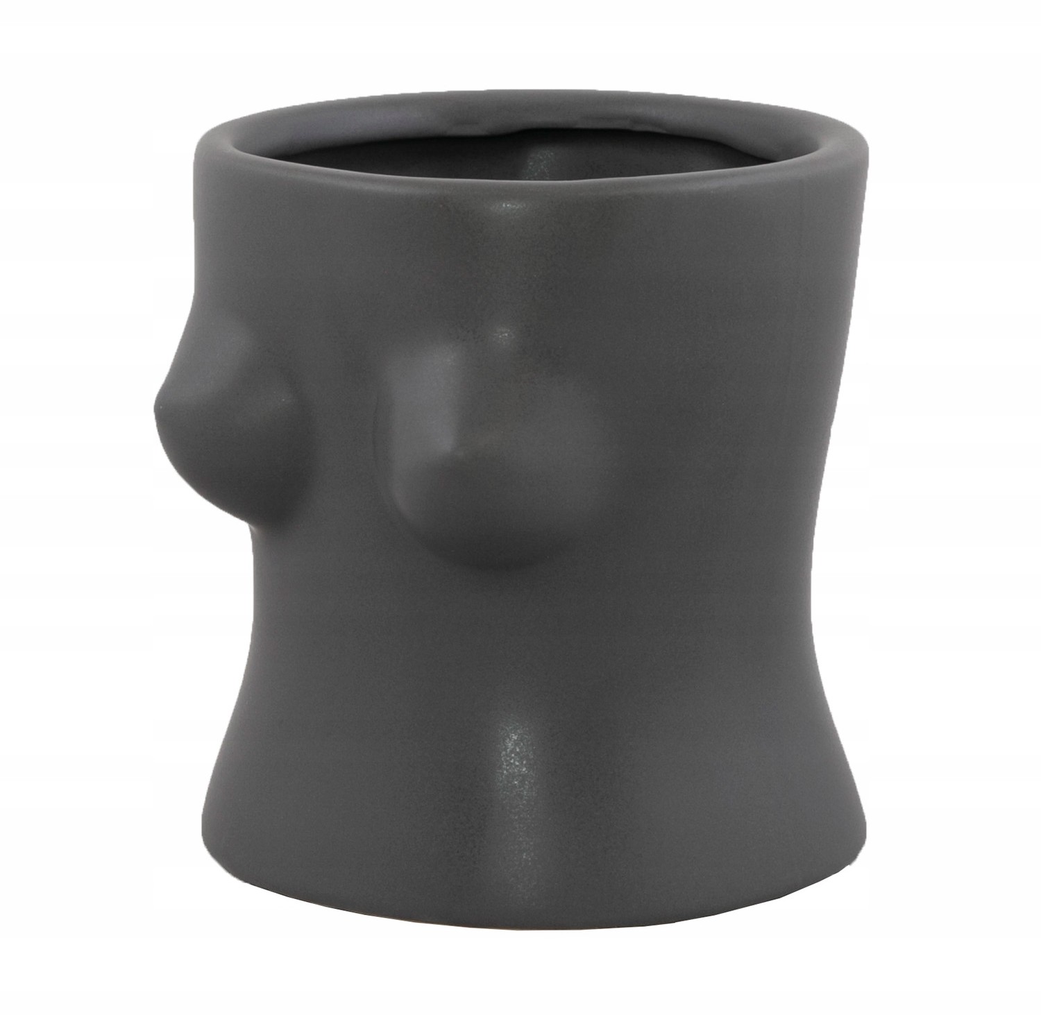 Donica Femma ceramiczna szara śr. 9cm