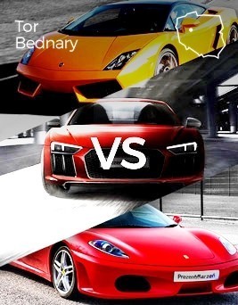 Jazda Lamborghini vs Audi vs Ferrari  Tor Bednary P0003549