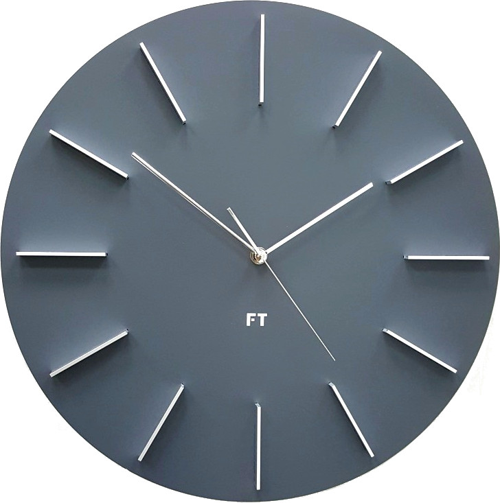 Future Time Future Time Zegar ścienny Round Gray