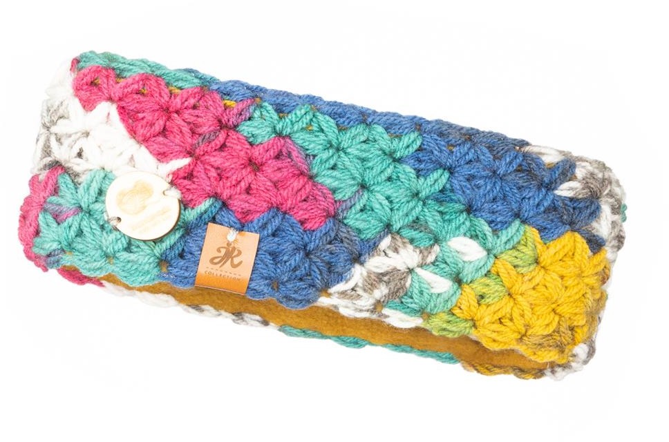 Niezwykle ciepła opaska na głowę Handmade