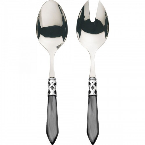 Bugatti Italy Aladdin nero - 2 cz zestaw sztućców do sałatek ALCNM-N4214/15 [11869321]