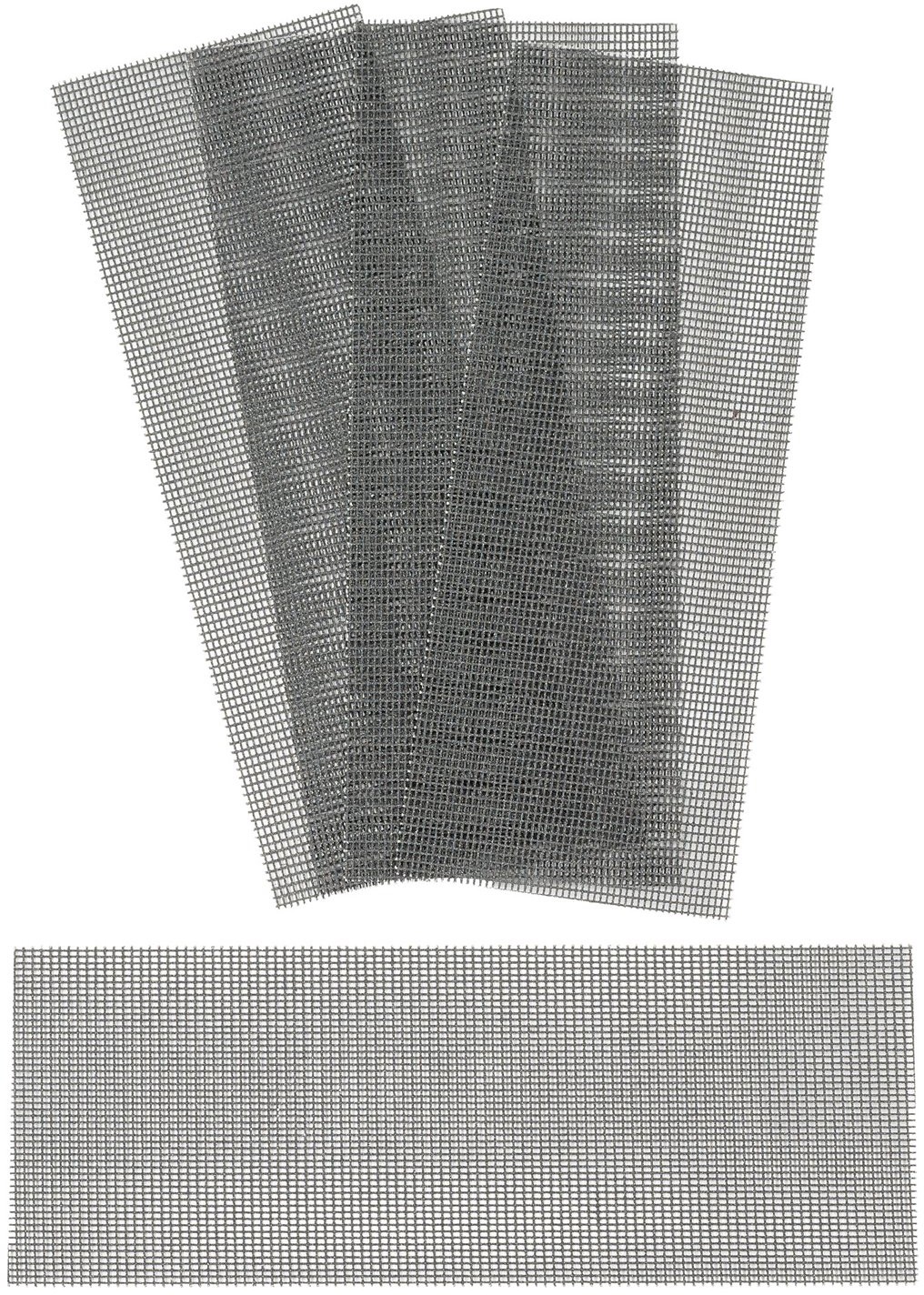 LUX-TOOLS LUX Zestaw siatek ściernych P 80 110 mm x 280 mm 5 sztuk