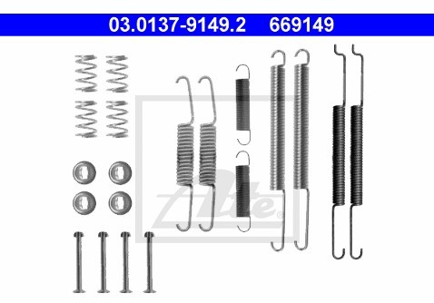 ATE Zestaw dodatków, szczęki hamulcowe 03.0137-9149.2