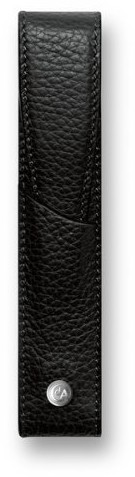Unbekannt Caran d'Ache Leman etui na długopis, pojedyncze, skórzane, czarny CD6201.782