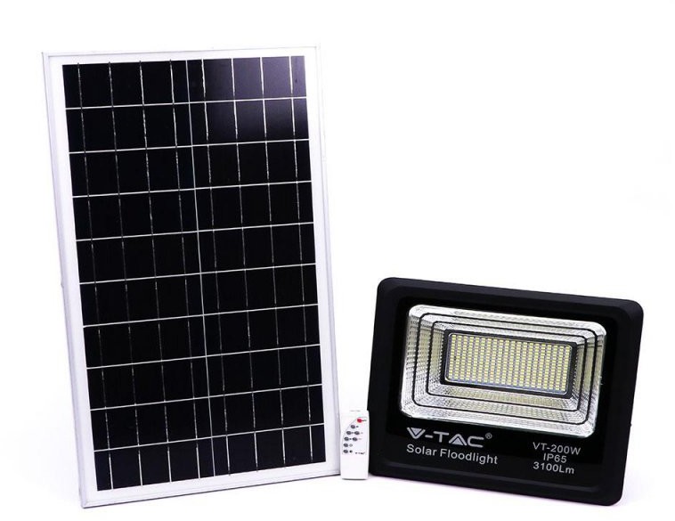 v-tac Projektor LED Solarny V-TAC 40W IP65 VT-200W 6000K 3100lm