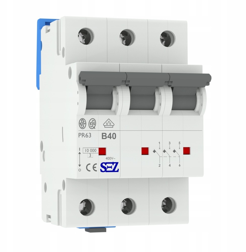 LEGRAND Nadprądowy B40A 3P 10kA Typ S PR63 0630