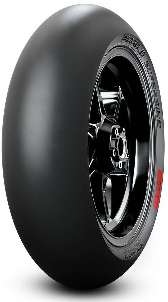 PIRELLI Diablo Superbike ( 200/65 R17 TL tylne koło, Mieszanki gumowej SCX, NHS )