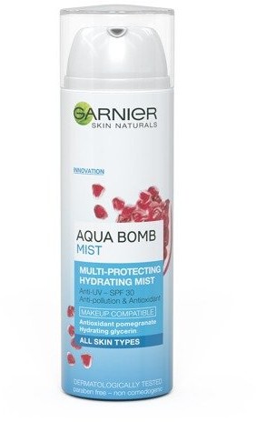 Garnier Aqua Bomb Mist, mgiełka nawilżająca ochronna do twarzy, 75 ml