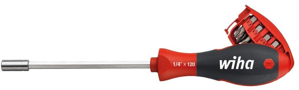 Wiha Wkrętak z magazynkiem bitów SB 3809 01-01, 1/4