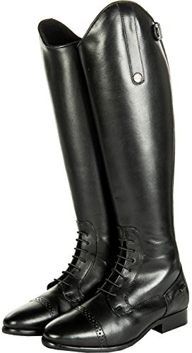 HKM SPORTS EQUIPMENT Buty do jazdy konnej Valencia Teddy, długość/szerokość 9100 spodnie, czarny, 39