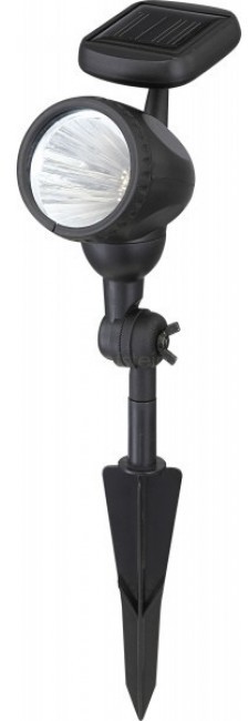 Globo Lighting SOLAR lampa solarna LED Czarny 3-punktowe Nowoczesny/Lokum dla młodych Obszar zewnętrzny HUTH Czas dostawy od 6-10 dni roboczych 33026-DO1