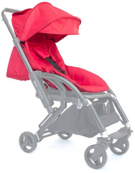VIDIAMO Vidiamo Zestaw tapicerek do wózka Limo Berry Red