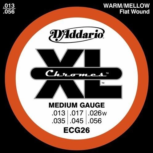 D'Addario chromes ścienny Wound Electric Guitar Strings ECG26