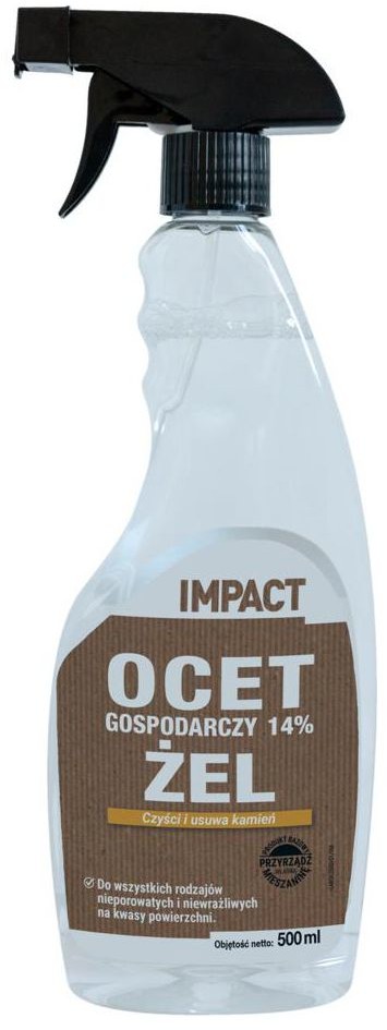 IMPACT Ocet gospodarczy w żelu 14% 0.5 l IMPACT