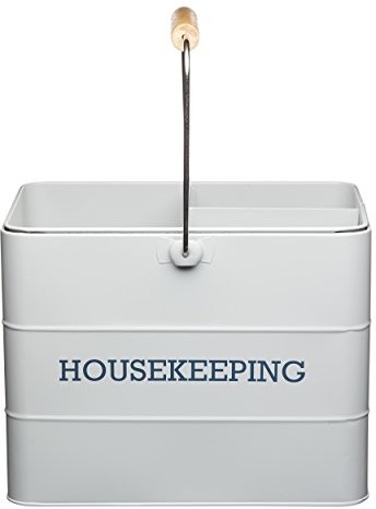 Living Nostalgia Kitchencraft Living nostalgia czyszczenie metali Caddy, 33 x 21 x 26 cm LNHKEEPGRY