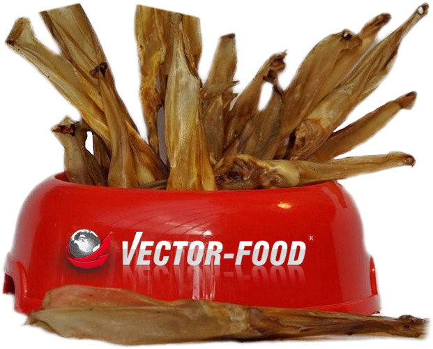 Фото - Корм для собак Vector Food VECTOR-FOOD Uszy królicze suszone  5szt [S37]