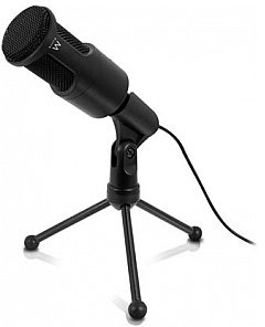 Ewent EWENT - PROFESJONALNY MIKROFON MULTIMEDIALNY DO KOMPUTERA ZE STOJAKIEM - Z REDUKCJĄ HAŁASU EM3552