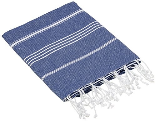 Bersuse bersuse 100% bawełna  ateşi turecki ręcznik  badestrand Fouta Peshtemal Hamamtuch raz  klasyczny gestreiftes Pest raz  95 x 175 cm, parent, 95 x 175 cm ANATOLIA_PEST_GREYBLUE