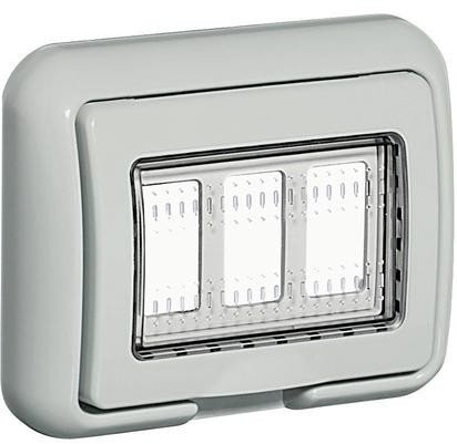 LEDart Przełączniki z 3 modułów Idro Box stopień ochrony IP55 przy Magic Matix 25603 Serie 25603