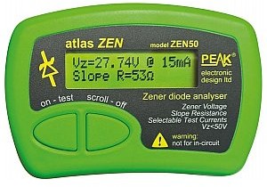 Peak Peak ATLAS ZEN - ANALIZATOR DIOD ZENERA (0 - 50 V) ZEN50
