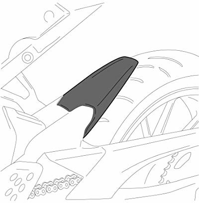 Puig Przedłużacz tylnego błotnika 3677J dla Kawasaki Versys 1000 19' 3677J