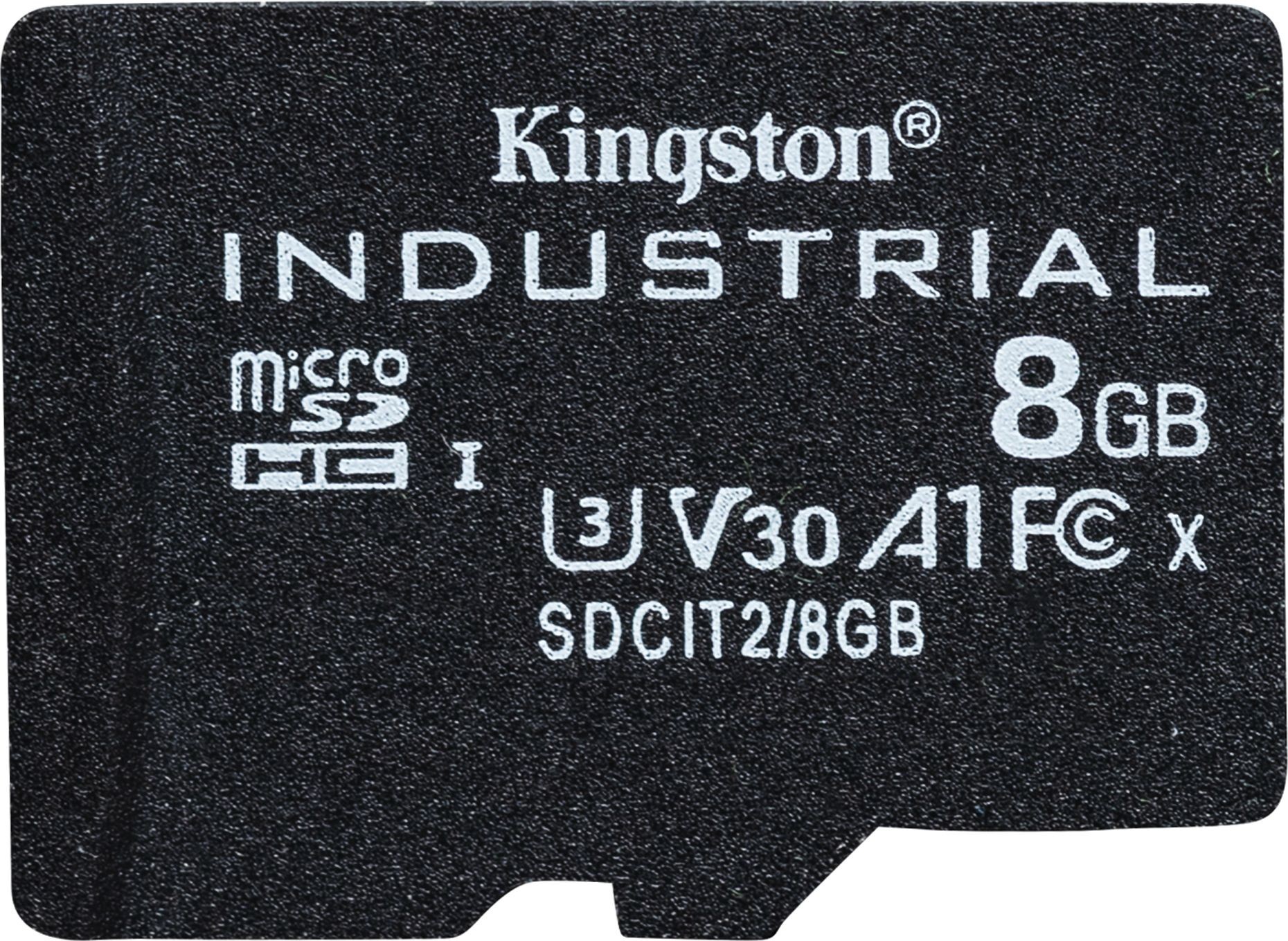 Kingston Industrial MicroSDHC 8GB UHS-I/U3 A1 V30 SDCIT2/8GBSP SDCIT2/8GBSP