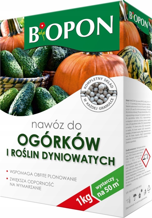 Biopon Nawóz do Ogórków i Roślin Dyniowatych 1kg