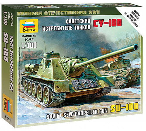 Zvezda Soviet Self- Proppeled Gun Su-100 5044