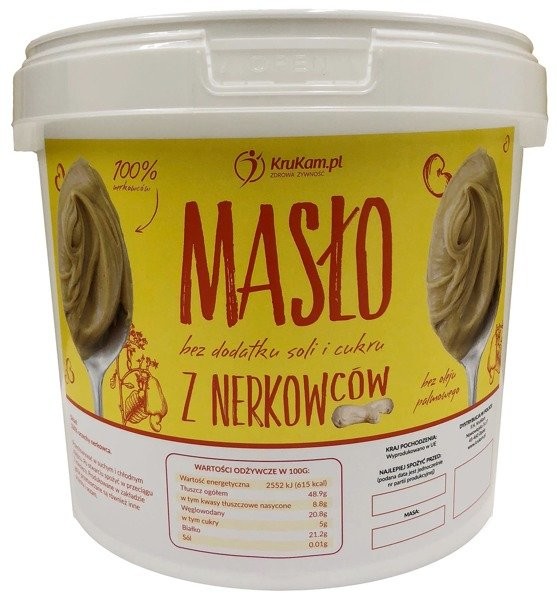 KruKam Pasta z nerkowców wiadro 5kg
