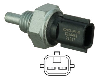 DELPHI Czujnik, temperatura płynu chłodzącego TS10461