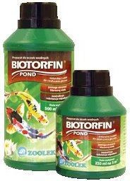 Zoolek POND BIOTORFIN stabilizuje pH oraz hamuje rozwój glonów w stawie ogrodowym butelka 500ml