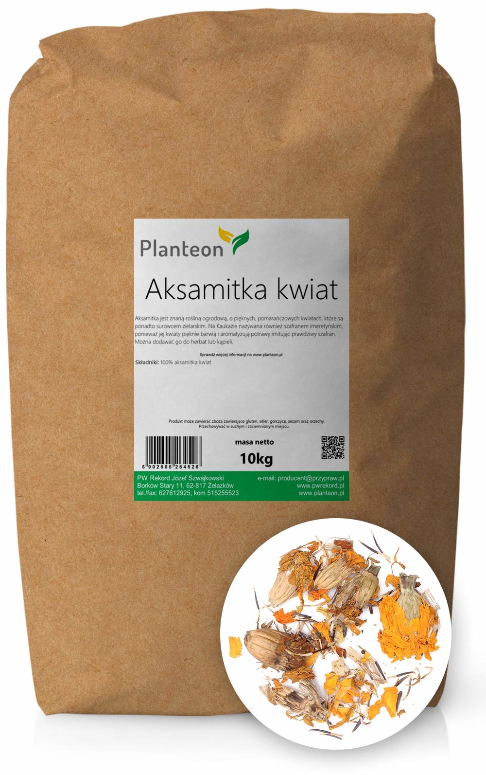 Planteon Aksamitka kwiat 10kg