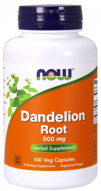 Now Foods Dandelion Root - Mniszek Lekarski (100 kaps.)