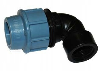 Kolano Skręcane Pe 20x1/2 Gwint Wewnętrzny Do Wody