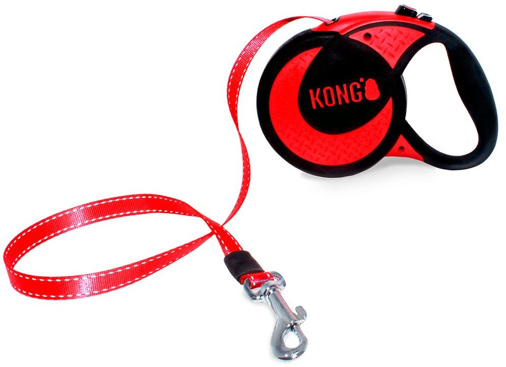 Haas F1 Team KONG KONG Ultimate chowana dla psa, bardzo duża, czerwona, taśma 5 m KNG ULT XL RD