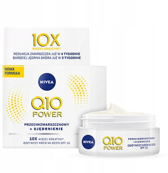Nivea Q10 Przeciwzmarszczkowy nawilżający krem na dzień SPF30 50ml 110715-uniw