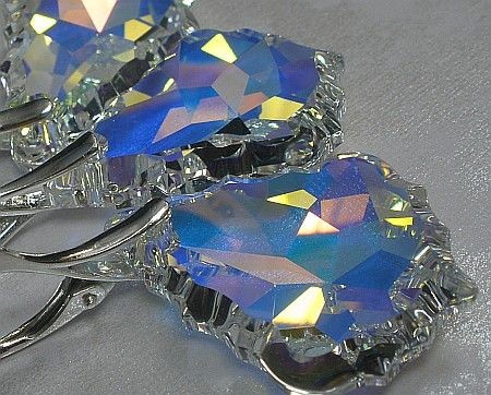 Arande OKAZJA SWAROVSKI piękny komplet SREBRO Barok AB 1123303407