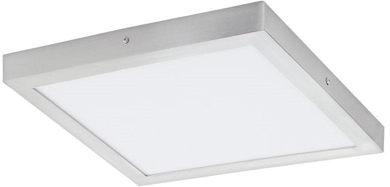 Eglo 97265 - LED Plafon FUEVA 1 1xLED/25W/230V srebrny kanciasty