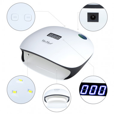 Neonail Lampa LED 36W/48W LCD Display