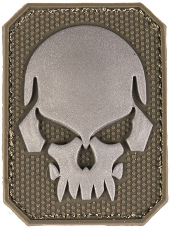Mil-Tec Naszywka 3D Skull SM - Olive (16832001) 16832001
