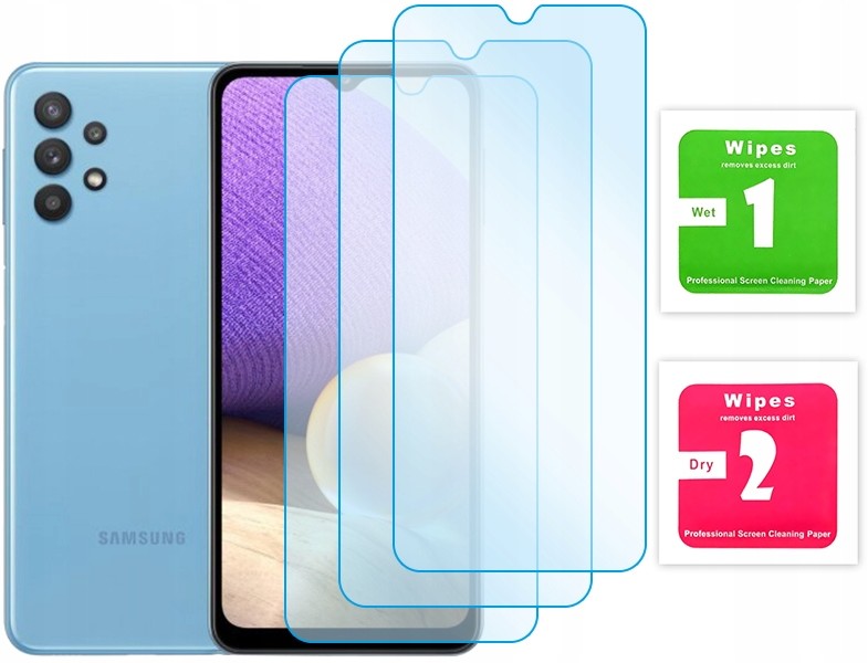 Samsung 3x Szkło Hartowane Szybka do Galaxy A32 5G