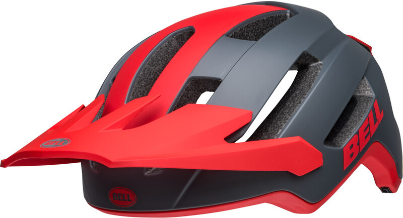 Bell 4Forty Air MIPS Helmet, szary/czerwony 52-56cm 2022 Kaski MTB 210243-011