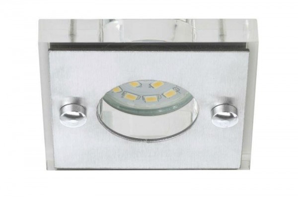 Briloner Oprawa wpuszczana LED, kolor aluminium, 1