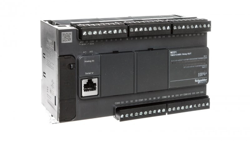 Schneider Electric Sterownik programowalny 40 I/O przekaźnikowych Modicon M221-40I/O TM221C40R TM221C40R
