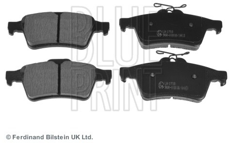 BLUE PRINT Zestaw klocków hamulcowych, hamulce tarczowe ADA104249