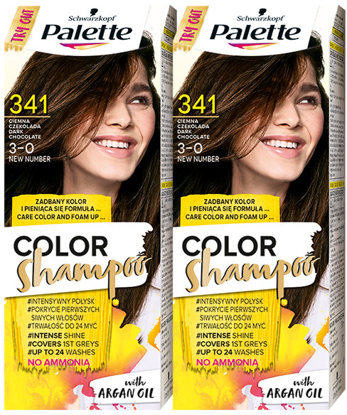 Schwarzkopf Szampon Koloryzujący 341 Czekolada x2