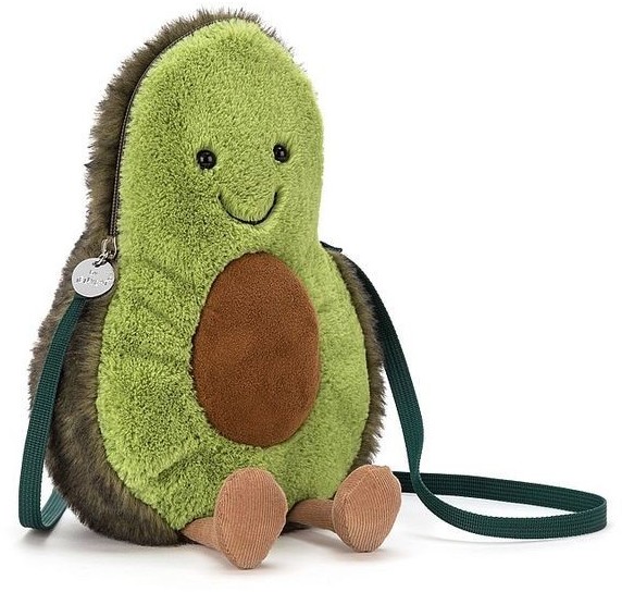Jellycat Avocado - Torebka Na Ramię - 28 cm - Amuse Avocado - A4ASB